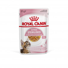 Royal Canin Kitten Sterilised 85 г кусочки в желе для стерилиз/котят: 4-12 мес.,  , Роял Канин  для