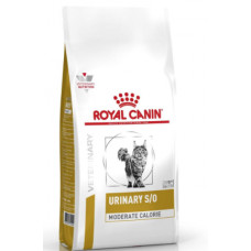 ROYAL CANIN Urinary S/O Moderate Calorie для кошек, склонных к набору веса, при мочекаменной болезни 350 г