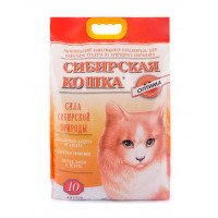 Сибирская Кошка Оптима 10л Комкующийся наполнитель