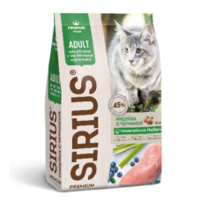 SIRIUS д/кошек Индейка с ягодами 400г , Сириус для кошек