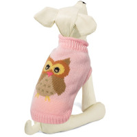 Свитер Сова XS, розовый, размер 20см, Triol