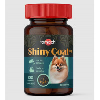 Tamachi Тамачи Блестящая шерсть Дог для мелких собак,100 таблеток.