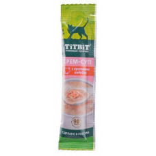 TiTBiT Крем-суп для кошек с кусочками индейки
