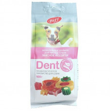 TitBit Жев/дольки Dent Мясное ассорти 100гр Титбит лакомства для собак