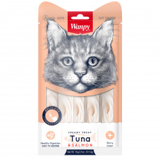 Wanpy Cat Лакомство для кошек «нежное пюре» из тунца и лосося 70 г (31003)