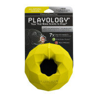 Playology хрустящее жевательное кольцо-многогранник CHANNEL CHEW RING с ароматом курицы, желтый (32001)