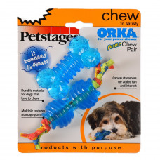 Petstages набор из двух игрушек для собак мелких пород ОРКА косточка+гантеля ультра-мини 0.077 кг