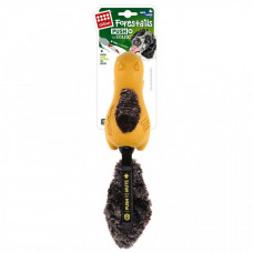 GiGwi  Белка с отключаемой пищалкой желтая 16см игрушка для собак. Гигви