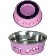 Миска из нерж. стали рыбка, 450 мл