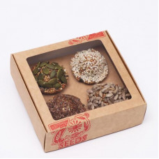 Seven seeds Лакомство для грызунов, тарталетки, 4шт (140гр), ассорти семян