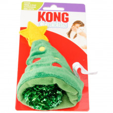 KONG Holiday игрушка для кошек Crackles Новогоднее дерево, 10 см