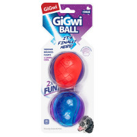 GiGwi BALL Игрушка для собак Два мяча с пищалкой 6см