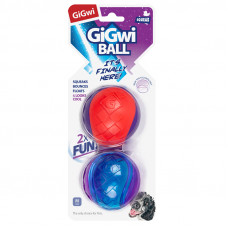 GiGwi BALL Игрушка для собак Два мяча с пищалкой 6см