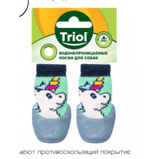 Triol 12231062 Носки для собак с водостойким покрытием Единорог, размер L