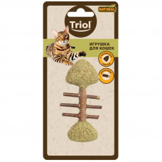 Triol 22171061 Игрушка NATURAL для кошек из мататаби Рыбка, 80мм