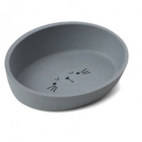 Triol 30241018 Миска из бамбука на резинке Кошечка, 0,24л, серия NATURAL