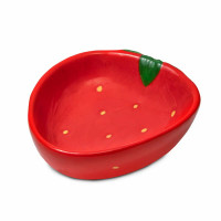 Triol 40231001 Миска керамическая для мелких животных Клубника, 0,05л