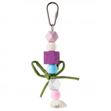 Triol 52171067 Игрушка для птиц-подвеска Бантик Акварель, 125/160*50мм