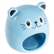 TRIOL Домик Мышка керамический 7,5х7х8 см голубой