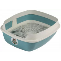 Туалет д/кош СИБИРСКАЯ КОШКА АЛЬБУС сетка-борт, 50*38*17, тиффани