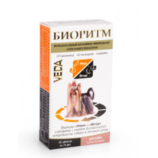 Витаминно-минеральный корм VEDA Биоритм для собак малых размеров 48 шт.