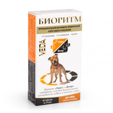 Витаминно-минеральный корм VEDA Биоритм для собак средних размеров 48 шт.
