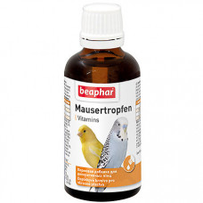 Витамины BEAPHAR «Mauser-Tropfen» в период линьки для птиц 50 мл