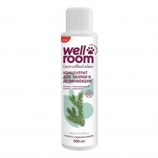 Wellroom Концентрированное средство для уборки и дезинфекции Wellroom, хвоя, 500 мл