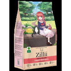Zillii Light/Sterilized Cat 10 кг,корм для взрослых кошек с избыточным весом и стерилизованных,индейка с уткой