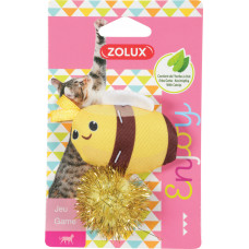 ZOLUX, Игрушка для кошек с кошачьей мятой Счастливая пчела, 8 см