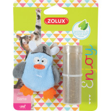 ZOLUX, Игрушка для кошек с кошачьей мятой в комплекте Озадаченный пингвин, 7 см